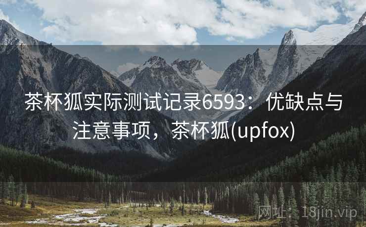 茶杯狐实际测试记录6593:优缺点与注意事项,茶杯狐(upfox) 茶杯狐实际测试记录6593:优缺点与注意事项,茶杯狐(upfox)